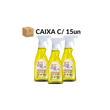 SPRAY DESINFETANTE (CAPIM LIMÃO) 500ml - LINHA CASEIRA Cx 15un