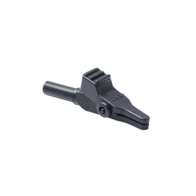 ADAPTADOR JACARE PRETO P/ECG PINO BANANA 4MM