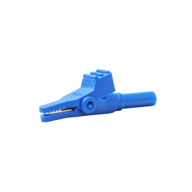 ADAPTADOR JACARE AZUL P/ECG PINO BANANA 4MM