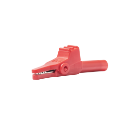 ADAPTADOR JACARE VERMELHO P/ECG PINO BANANA 4MM