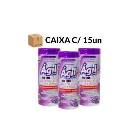 LENÇOS PARA MULTISUPERFICIES (LAVANDA) - LINHA CASEIRA Cx 15un