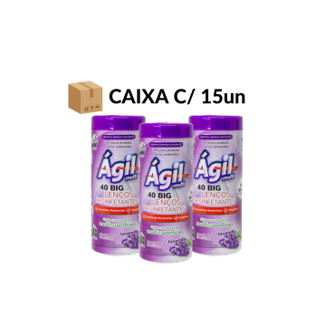 LENÇOS PARA MULTISUPERFICIES (LAVANDA) - LINHA CASEIRA Cx 15un